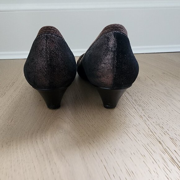 Nine West size 7 rounded toe kitten heels - Picture 6 of 11